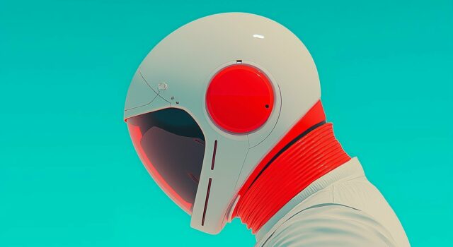 Futuristic Astronaut Portrait